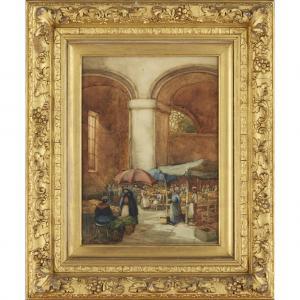 MILLER James R 1880-1910,A CONTINENTAL MARKETPLACE,Lyon & Turnbull GB 2017-07-05