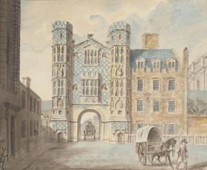 MILLER JAMES 1773-1791,The Holbein Gate, Whitehall,Christie's GB 2012-09-03