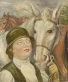 MILLER Kenneth Hayes 1876-1952,The Horse Show,1935,Swann Galleries US 2022-01-27