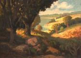 MILLER Ralph Davidson 1858-1945,Expansive California Landscape,1910,Treadway US 2004-05-23