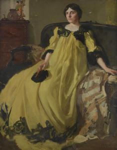 MILLER Richard Emile 1875-1943,Portrait de femme,Dogny Auction CH 2023-11-28