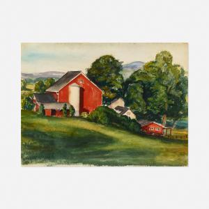 MILLER Robert A. Darrah 1905-1966,Jericho Valley Farm,1939,Rago Arts and Auction Center 2021-11-11