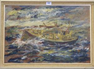MILLER Robin 1900-1900,Fishing on a rough sea,Great Western GB 2020-02-22