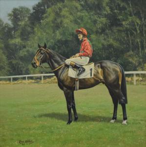 MILLER Roy 1938,Be My Native with Lester Piggott Up,1985,Rowley Fine Art Auctioneers GB 2022-05-07