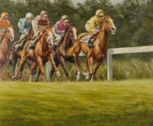 MILLER Roy 1938,Early leaders, horseracing,1974,Eastbourne GB 2023-04-13