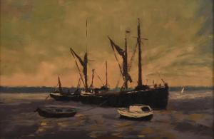 MILLER Stanley 1948,Thames Barges, Pin Mill,Ewbank Auctions GB 2024-01-25