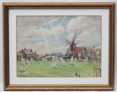 MILLER William Ongley 1883,Cricket on the village Green,1947,Dickins GB 2016-12-02
