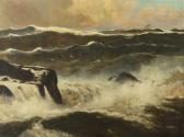 MILLESON Royal Hill 1849-1926,Crashing Waves,Hindman US 2012-01-22