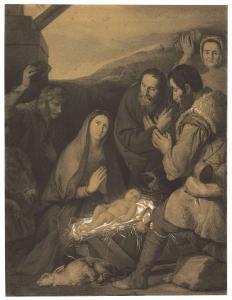 MILLET Aimé 1819-1891,The Adoration of the Shepherds (after Jusepe de Ri,Christie's GB 2018-01-31