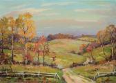 MILLET Clarence 1897-1959,Autumn Landscape with Rolling Hills,Neal Auction Company US 2019-11-24