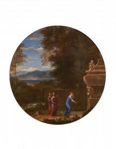 MILLET Francisque II 1666-1723,Pleureuses près de tombes an,Artcurial | Briest - Poulain - F. Tajan 2021-11-09