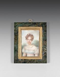 MILLET Frederic 1786-1859,Portrait de S.A.R. Marie-Caroline de Bourbon-Sicil,De Maigret 2022-12-16