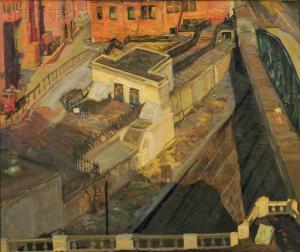 MILLETT William 1922-2007,Urban View,Skinner US 2016-05-13