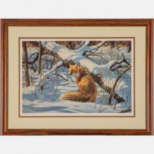 MILLETTE Rosemary 1954,Winter Watch-Red Fox,,Gray's Auctioneers US 2021-08-18