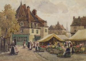 MILLIKEN James William 1887-1930,A Market Day Issoudun,Gorringes GB 2022-09-05