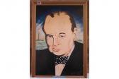 MILLINGTON T.E 1900-1900,Portrait of Winston Churchill,Willingham GB 2015-11-07