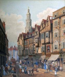 MILLNER F. MYERSCOUGH,Wych Street, Off the Strand,1884,Rowley Fine Art Auctioneers GB 2008-11-18