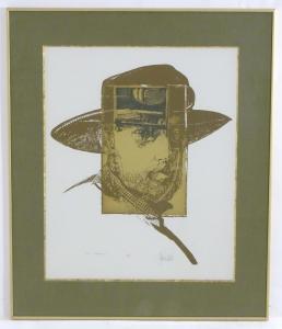 MILLS John 1933,Self Portrait,Claydon Auctioneers UK 2022-08-28