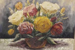 MILLS John 1800-1900,still life of flowers,Crow's Auction Gallery GB 2019-07-31