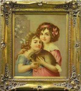 MILLS K,Portrait of Two Young Girls,Clars Auction Gallery US 2007-05-05