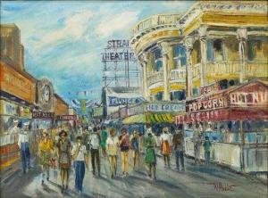 Mills Wilfrid Taylor 1912-1988,The Pike, Long Beach,Clars Auction Gallery US 2020-01-19