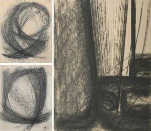 MILNE John Erskine 1931-1978,Three abstract studies,1967,Woolley & Wallis GB 2023-06-07