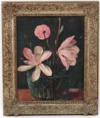 MILNE Malcolm 1887-1954,Magnolia flowers still life,1916,Dickins GB 2016-07-01