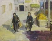 MILNE Ruth 1900-1900,Women Out Shopping,1973,David Duggleby Limited GB 2018-12-15