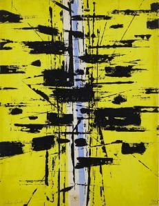 MILNES SMITH John 1912-1998,Yellow Composition,1954,Rosebery's GB 2021-02-23