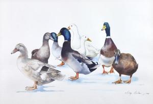MILTON Mary 1928,Ducks,Elder Fine Art AU 2016-07-31