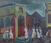 MILWARD Frith 1906-1982,Figures in the street,1953,Gorringes GB 2012-03-21