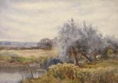 MIMPRISS Violet Muriel Baber 1800-1900,Willows by the river,Dickins GB 2008-09-12