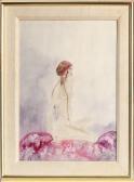 MINASSIAN ANNIE 1949,Female Nude in Pink,Ro Gallery US 2022-11-17