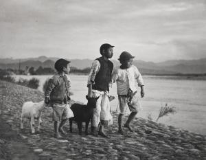 MING TIAO LEE 1922,SHEPHERD BOYS,1947,Sotheby's GB 2012-04-02