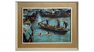 MING WAI 1938,Two views of fishing boats and fishermen,1944,Anderson & Garland GB 2023-02-02