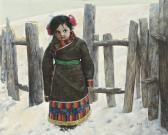 MINGYUE Wang 1962,TIBETAN GIRL,2000,Sotheby's GB 2013-10-06