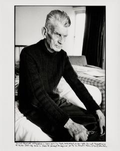 MINIHAN John 1946,Samuel Beckett at the Hyde Park Hotel, London,1980,Morgan O'Driscoll IE 2024-04-09
