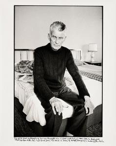 MINIHAN John 1946,Samuel Beckett in the Hyde Park Hotel, London,1980,Morgan O'Driscoll IE 2024-02-26