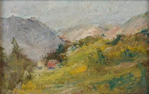 MINOR Anne Rogers 1864-1947,mountain village,Butterscotch Auction Gallery US 2019-07-21