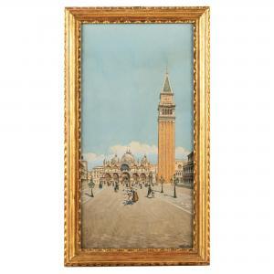 MINOTTO AGNES 1862-1927,Veduta di Piazza San Marco,Wannenes Art Auctions IT 2022-10-04