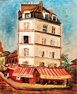MINTCHINE Abraham 1898-1931,Montmartre,1920,Matsa IL 2023-11-15