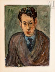 MINTCHINE Abraham 1898-1931,Portrait d'homme,Millon & Associés FR 2023-10-24