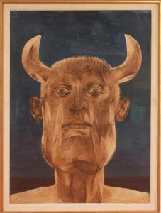 MIORI Luciano 1921-2006,Man with Horns,Stair Galleries US 2013-07-13