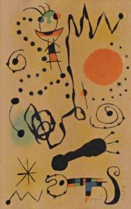 Miró Joan 1893-1983,Composition,1953,Joron-Derem FR 2012-11-23