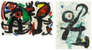 Miró Joan 1893-1983,Derrière le miroir: Two Prints,1963,Sotheby's GB 2017-03-31