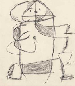 Miró Joan 1893-1983,Femme,1977,Christie's GB 2016-06-24