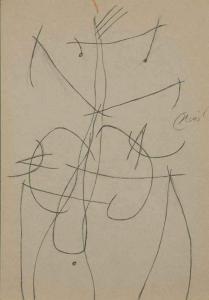 Miró Joan 1893-1983,Femme aux trois cheveux,1978,Christie's GB 2017-03-03