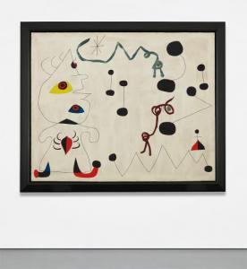 Miró Joan 1893-1983,Femme dans la nuit,1945,Phillips, De Pury & Luxembourg US 2018-11-15