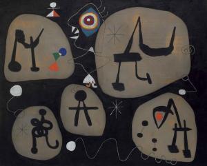 Miró Joan 1893-1983,Femme entendant de la musique,1945,Christie's GB 2018-05-15