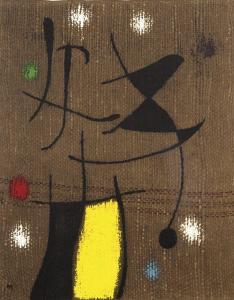 Miró Joan 1893-1983,Femme et oiseau,Tradart Deauville FR 2012-08-21